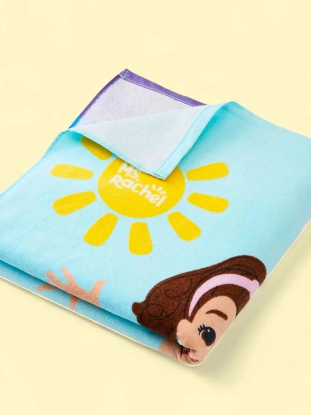 Ms. Rachel Kids Beach Towel 100% Cotton 28x58 is for Beach New Bath Pool Fan